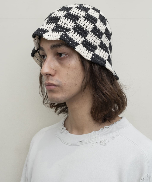 JOINT WORKS(ジョイントワークス)の「【BAL / バル】 HAND KNIT BUCKET HAT(ハット・メンズ・ブラック・FREE)」の2枚目の写真
