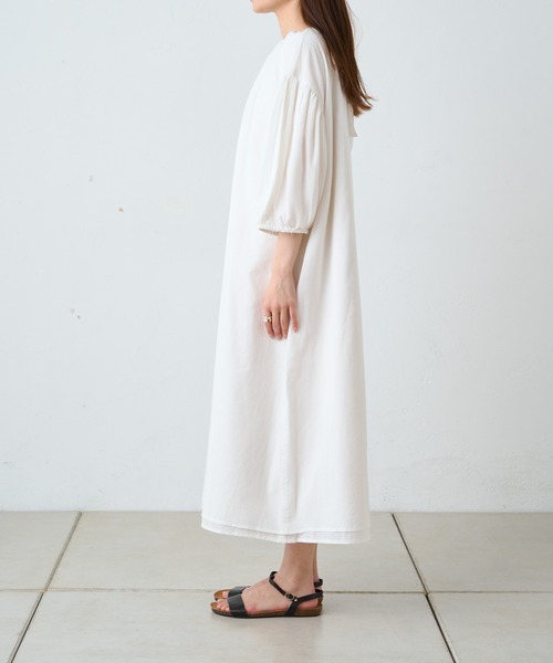 PUAL CE CIN（ピュアルセシン）の「インドボイル2WAYワンピース（ワンピース・レディース・ブラック/ブルー/オフホワイト・FREE）」の10枚目の写真