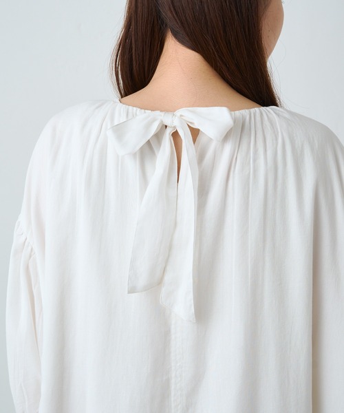 PUAL CE CIN（ピュアルセシン）の「インドボイル2WAYワンピース（ワンピース・レディース・ブラック/ブルー/オフホワイト・FREE）」の4枚目の写真