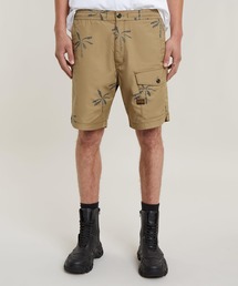 新品【G-STAR RAW】フロントポケット　ショートパンツ　カーキ　サイズM 新品【G-STAR RAW】フロントポケット ショートパンツ カーキ