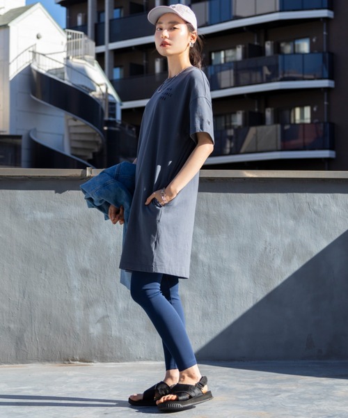 NEW BALANCE(ニューバランス)の「Iconic Collegiate ショートスリーブドレス(その他トップス・レディース・ピンク/グレー・X-LARGE/LARGE/MEDIUM/SMALL)」の12枚目の写真