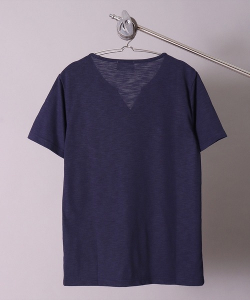 フェイラー　キーネック　Tシャツ スビンプラチナムスムース テーラードキーネックロングスリーブT