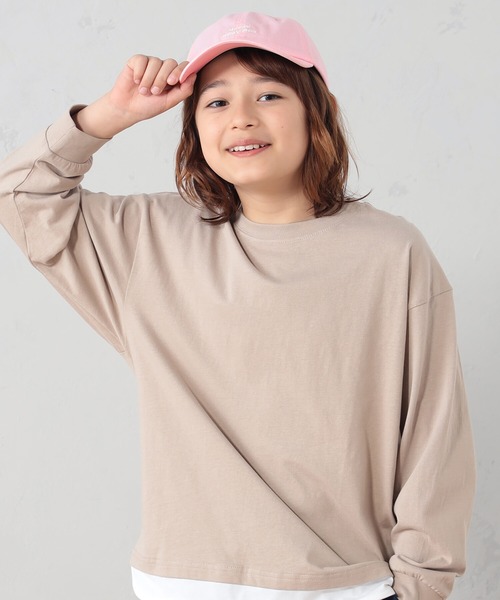 FOUND GOOD（ファウンドグッド）の「K/ロゴキャップ（キャップ・キッズ・ピンク系5/ブルー系5/ベージュ/ブラック・54cm/56cm）」の12枚目の写真