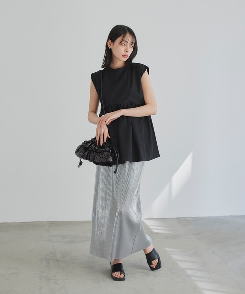 LIAN(リアン)の「【Casselini】フリルスパンコールショルダーバッグ(ショルダーバッグ・レディース・その他/ブラック・FREE)」の8枚目の写真