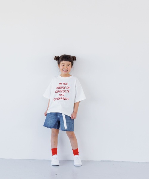 LOWRYS FARM(ローリーズファーム)の「デニムショートパンツ2 114252(デニムパンツ・キッズ・ブルー/ブラック/ブルー系その他・110cm/120cm/130cm/140cm/150cm)」の10枚目の写真