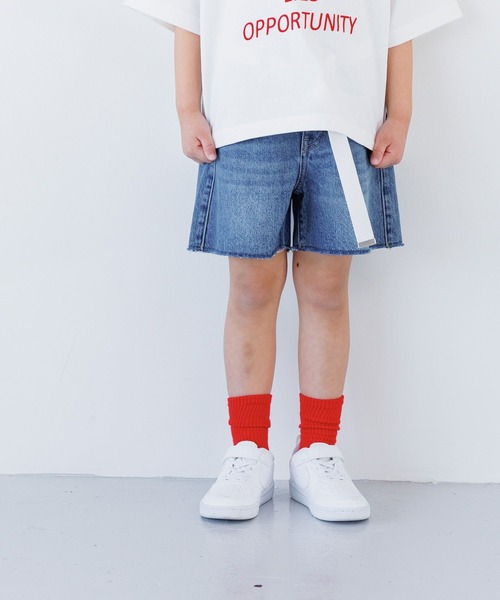 LOWRYS FARM(ローリーズファーム)の「デニムショートパンツ2 114252(デニムパンツ・キッズ・ブルー/ブラック/ブルー系その他・110cm/120cm/130cm/140cm/150cm)」の13枚目の写真