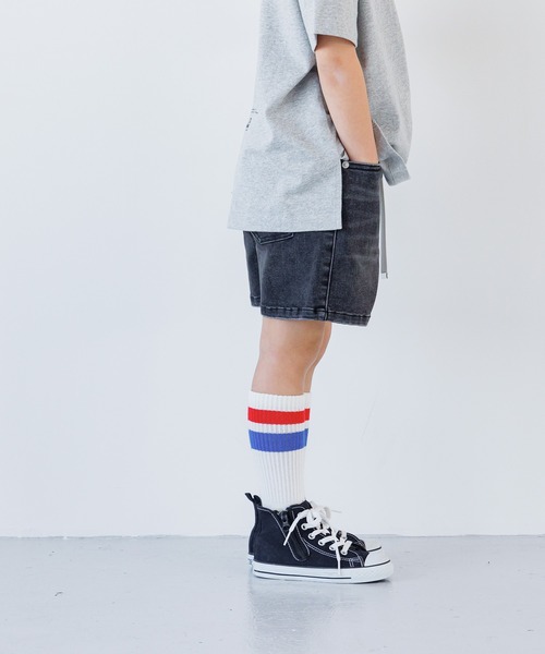 LOWRYS FARM(ローリーズファーム)の「デニムショートパンツ2 114252(デニムパンツ・キッズ・ブルー/ブラック/ブルー系その他・110cm/120cm/130cm/140cm/150cm)」の8枚目の写真