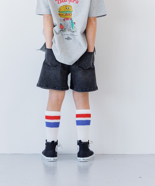 LOWRYS FARM(ローリーズファーム)の「デニムショートパンツ2 114252(デニムパンツ・キッズ・ブルー/ブラック/ブルー系その他・110cm/120cm/130cm/140cm/150cm)」の9枚目の写真