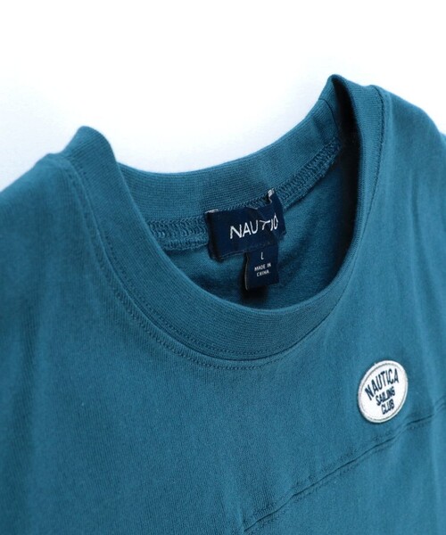 NAUTICA(ノーティカ)の「【NAUTICA/ノーティカ】シャツレイヤード風半袖Tシャツ(Tシャツ/カットソー・キッズ・ブルー/ブラウン・XS/S/M/L/XL)」の10枚目の写真