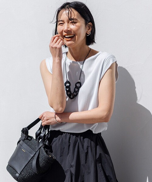 【セール】【洗える】マルチ機能 プルオーバー カットソー（Tシャツ/カットソー）｜23区（ニジュウサンク）