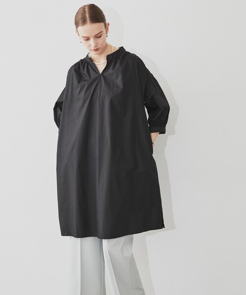 【セール】シルキーブロードチュニックワンピース（ワンピース）｜cloenc（クロエンス）