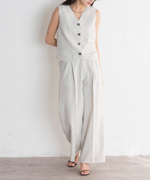 【セール】ライトウェザーワイドパンツ（その他パンツ）｜EUCLAID（エウクレイド）