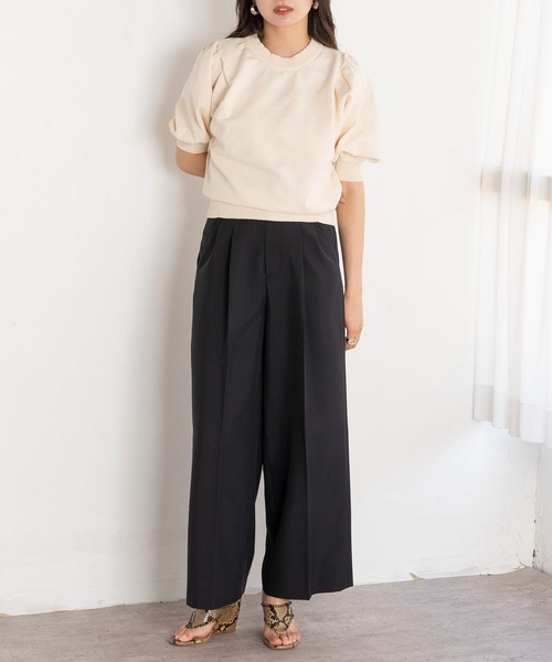 【セール】ライトウェザーワイドパンツ（その他パンツ）｜EUCLAID（エウクレイド）