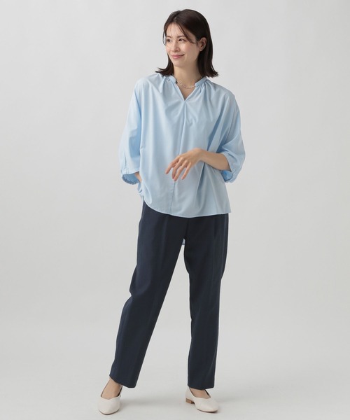 Elura（エルーラ）の「リネン混テーパードパンツ/111832（その他パンツ・レディース・ブラック/ライトグレー/ネイビー・LARGE/SMALL/MEDIUM）」の15枚目の写真