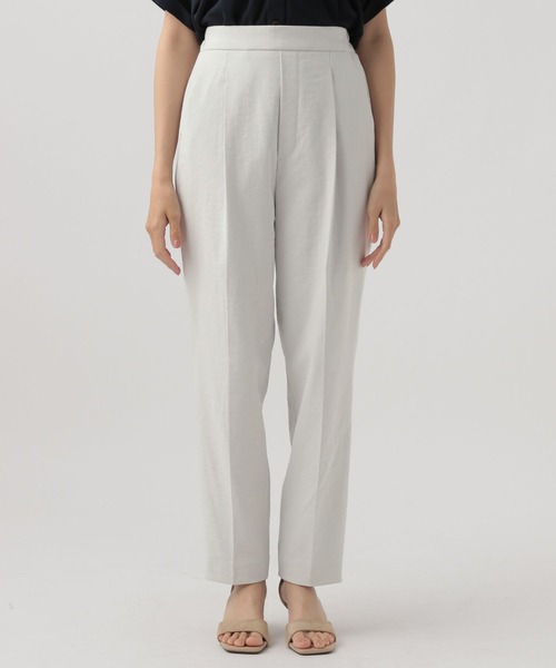 Elura（エルーラ）の「リネン混テーパードパンツ/111832（その他パンツ・レディース・ブラック/ライトグレー/ネイビー・LARGE/SMALL/MEDIUM）」の17枚目の写真