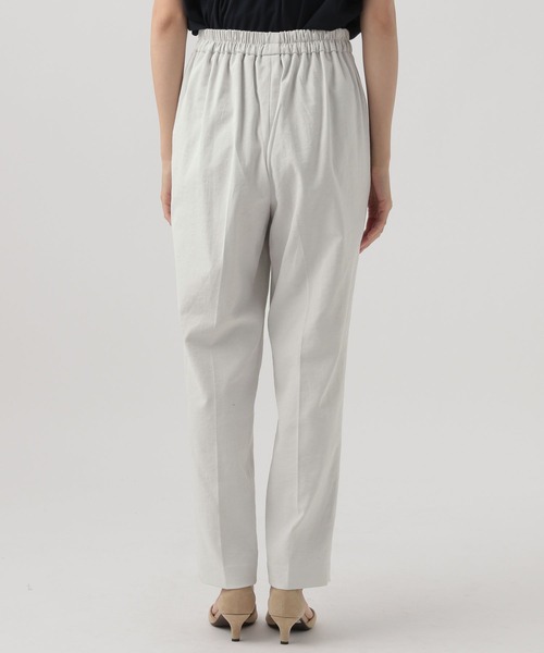 Elura（エルーラ）の「リネン混テーパードパンツ/111832（その他パンツ・レディース・ブラック/ライトグレー/ネイビー・LARGE/SMALL/MEDIUM）」の9枚目の写真