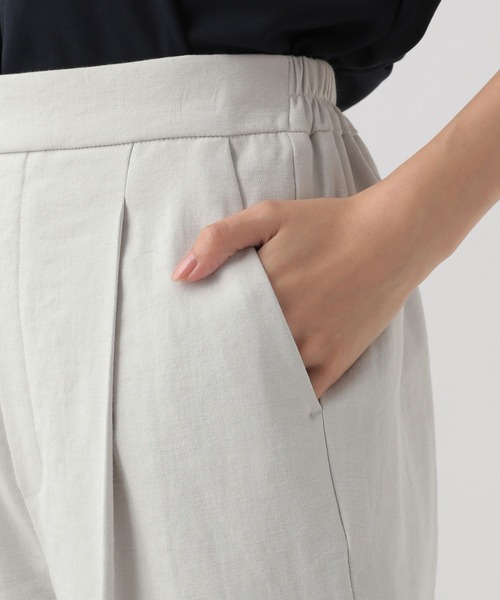 Elura（エルーラ）の「リネン混テーパードパンツ/111832（その他パンツ・レディース・ブラック/ライトグレー/ネイビー・LARGE/SMALL/MEDIUM）」の11枚目の写真