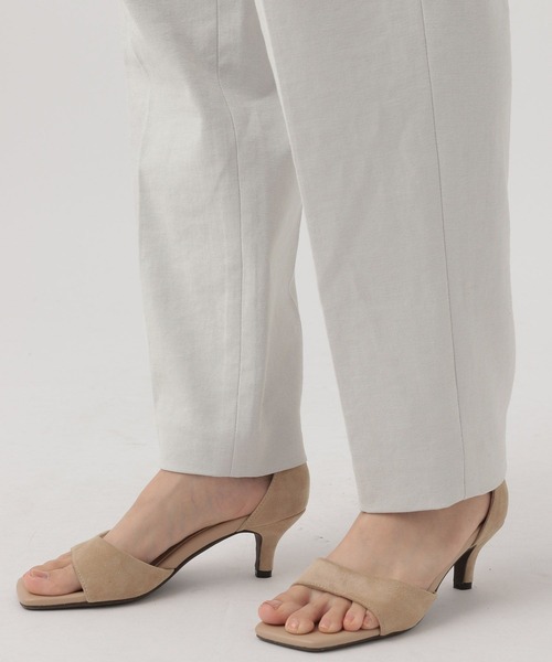 Elura（エルーラ）の「リネン混テーパードパンツ/111832（その他パンツ・レディース・ブラック/ライトグレー/ネイビー・LARGE/SMALL/MEDIUM）」の12枚目の写真