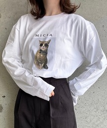 CATプリントTシャツ
