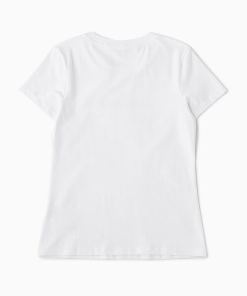 Calvin Klein(カルバン・クライン)の「シュランクン インスティテューショナル Tシャツ(Tシャツ/カットソー・レディース・ブラック/ホワイト・S/XS/L/M)」の10枚目の写真