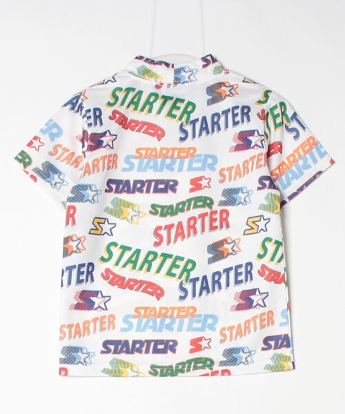 STARTER BLUE LABEL(スターターブルーレーベル)の「【STARTER GOLF】スターターゴルフ STARTERロゴパターン 総柄モックネック半袖Tシャツメンズ レディース ユニセックス SG-123003(Tシャツ/カットソー・メンズ・ピンク/ホワイト/ブラック・L/M/XS/XL/S)」の4枚目の写真
