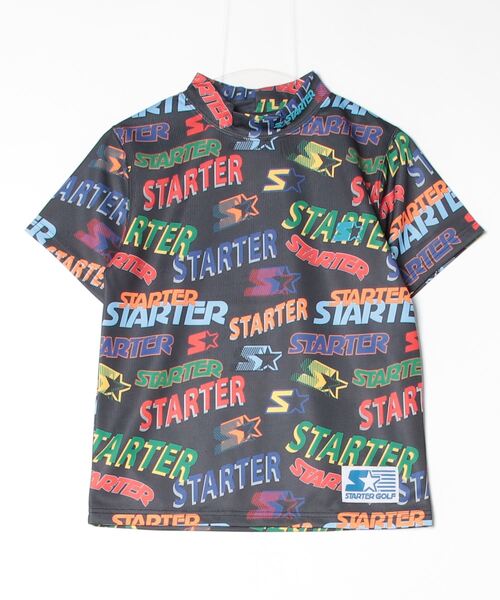 STARTER BLUE LABEL(スターターブルーレーベル)の「【STARTER GOLF】スターターゴルフ STARTERロゴパターン 総柄モックネック半袖Tシャツメンズ レディース ユニセックス SG-123003(Tシャツ/カットソー・メンズ・ピンク/ホワイト/ブラック・L/M/XS/XL/S)」の19枚目の写真
