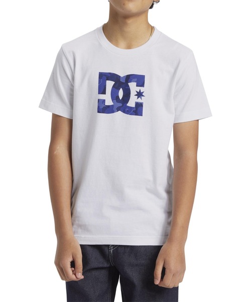 セール】DC STAR FILL SS BOY/DCキッズワンポイントロゴ半袖T