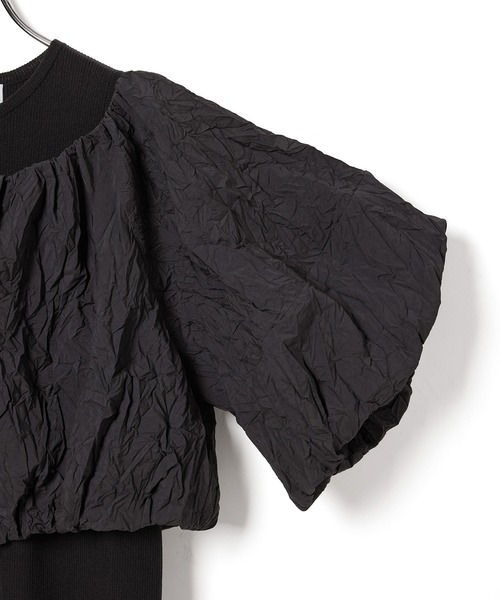 ADAM ET ROPE'（アダムエロペ）の「《セットアイテム》ニットタンクセットクロップドプルオーバー（その他トップス・レディース・ブラック/キナリ・FREE）」の16枚目の写真