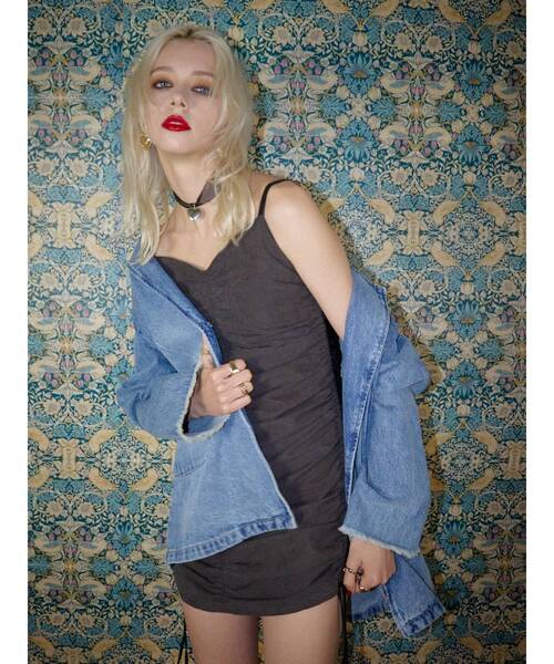 EVRIS（エヴリス）の「ドロストミニワンピース（ワンピース・レディース・アイボリー/ブラック・SMALL/MEDIUM）」の20枚目の写真