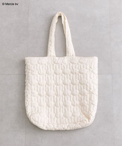 Miffy（ ミッフィー）の「miffyキルティングトートバッグ　1041180220（トートバッグ・レディース・オフホワイト/ブラック・FREE）」の13枚目の写真