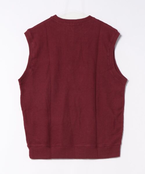 aimoha(アイモハ)の「aimoha men HEAVY COTTON KNIT VEST (SS)(ベスト・メンズ・オフホワイト/ダークグレー/ワインレッド/ブラック・X-LARGE/XX-LARGE/LARGE/XXX-LARGE)」の5枚目の写真