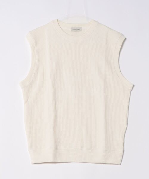 aimoha(アイモハ)の「aimoha men HEAVY COTTON KNIT VEST (SS)(ベスト・メンズ・オフホワイト/ダークグレー/ワインレッド/ブラック・X-LARGE/XX-LARGE/LARGE/XXX-LARGE)」の21枚目の写真