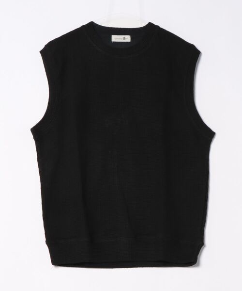 aimoha(アイモハ)の「aimoha men HEAVY COTTON KNIT VEST (SS)(ベスト・メンズ・オフホワイト/ダークグレー/ワインレッド/ブラック・X-LARGE/XX-LARGE/LARGE/XXX-LARGE)」の22枚目の写真