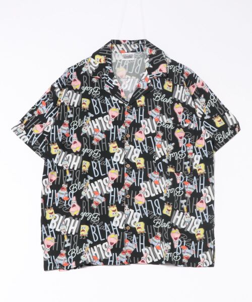LB/S (エルビーエス)の「【スポンジ・ボブ】オリジナルプリントレーヨン総柄シャツ キャラアロハ(シャツ/ブラウス・メンズ・その他/その他1・SMALL/MEDIUM/LARGE/X-LARGE)」の9枚目の写真