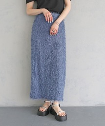 【cheriella】WEB限定ラメフリンジタイトスカート