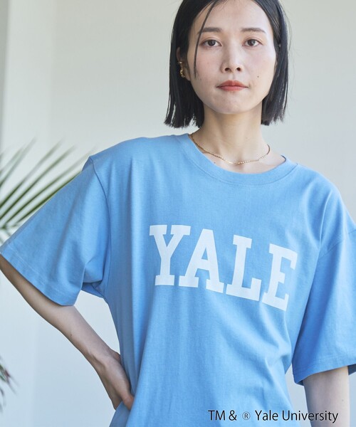 セール】YALE別注ロゴプリントバック刺繍Tシャツ（Tシャツ