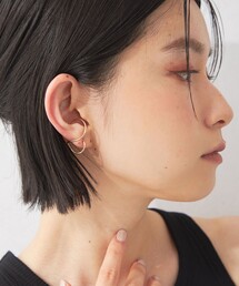 <BDM STUDIO>Wフープ ピアス<Select by EMMEL REFINES>