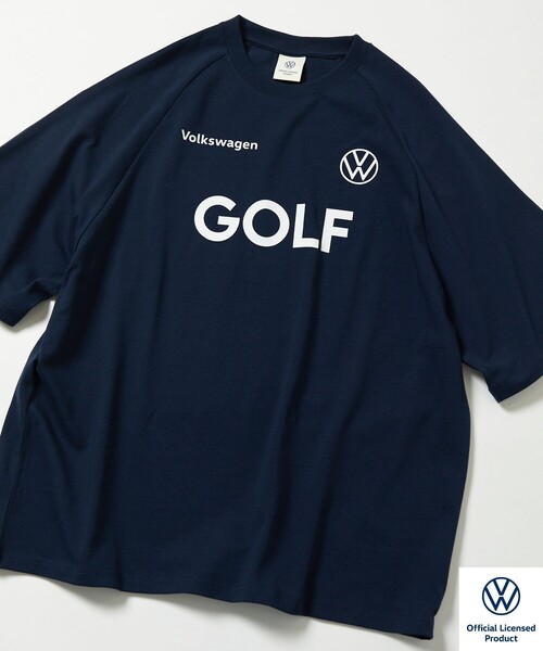 FREAK'S STORE（フリークスストア）の「限定展開 Volkswagen×FREAK'S STORE/フォルクスワーゲン 別注 ビッグシルエット ゲームシャツ クルーネックTEE/GOLF（Tシャツ/カットソー・メンズ・ブラック/ホワイト/オフホワイト/ネイビー・MEDIUM/SMALL/LARGE）」の8枚目の写真