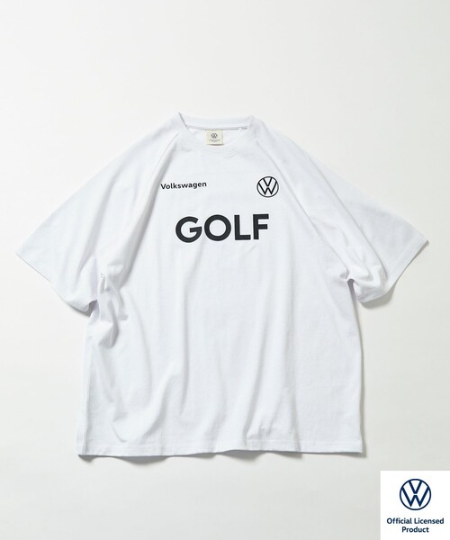 FREAK'S STORE（フリークスストア）の「限定展開 Volkswagen×FREAK'S STORE/フォルクスワーゲン 別注 ビッグシルエット ゲームシャツ クルーネックTEE/GOLF（Tシャツ/カットソー・メンズ・ブラック/ホワイト/オフホワイト/ネイビー・MEDIUM/SMALL/LARGE）」の9枚目の写真