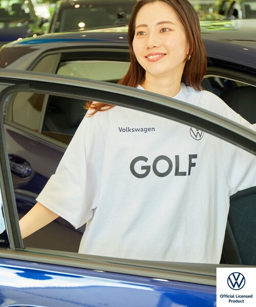 FREAK'S STORE（フリークスストア）の「限定展開 Volkswagen×FREAK'S STORE/フォルクスワーゲン 別注 ビッグシルエット ゲームシャツ クルーネックTEE/GOLF（Tシャツ/カットソー・メンズ・ブラック/ホワイト/オフホワイト/ネイビー・MEDIUM/SMALL/LARGE）」の21枚目の写真