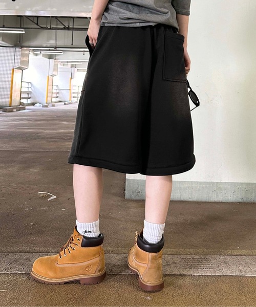 sedacle（セダクル）の「2wayブリーチ加工スウェットパンツ（スウェットパンツ・メンズ・ブラック/杢グレー・LARGE/MEDIUM/SMALL）」の6枚目の写真