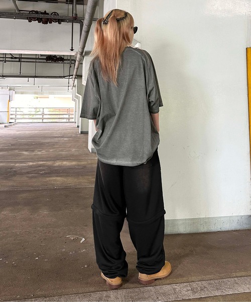 sedacle（セダクル）の「2wayブリーチ加工スウェットパンツ（スウェットパンツ・メンズ・ブラック/杢グレー・LARGE/MEDIUM/SMALL）」の10枚目の写真