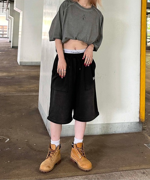 sedacle（セダクル）の「2wayブリーチ加工スウェットパンツ（スウェットパンツ・メンズ・ブラック/杢グレー・LARGE/MEDIUM/SMALL）」の12枚目の写真