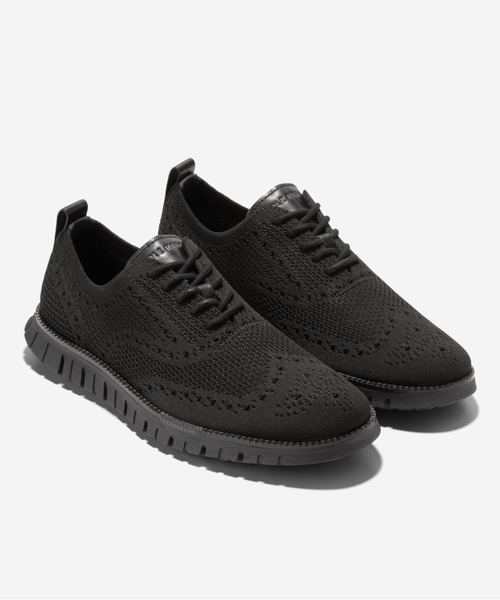 COLE HAAN(コールハーン)の「ゼログランドリマスタード スティッチライト ウィングチップ mens(スニーカー・メンズ・ブラック・7.5/8/8.5/9/9.5/10)」の7枚目の写真