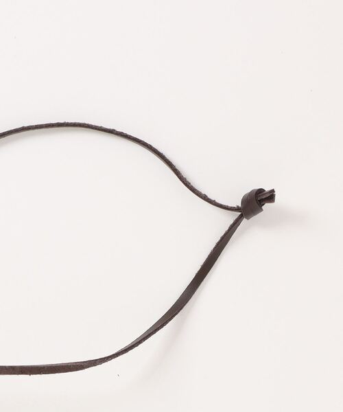 MUTURA（ムツラ）の「レザーネックレス（ネックレス・メンズ・ブラック系1/ブラック系2/ブラック系3/ブラウン系1/ブラウン系2/ブラウン系3/ブラック系4/ブラウン系4/ブラック系5/ブラウン系5・ONE SIZE）」の15枚目の写真