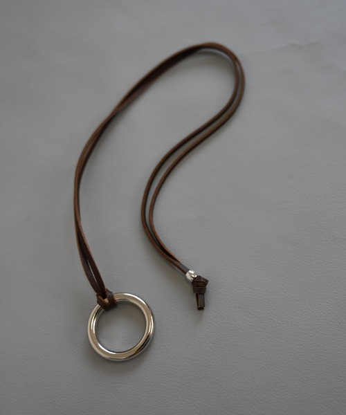 MUTURA（ムツラ）の「レザーネックレス（ネックレス・メンズ・ブラック系1/ブラック系2/ブラック系3/ブラウン系1/ブラウン系2/ブラウン系3/ブラック系4/ブラウン系4/ブラック系5/ブラウン系5・ONE SIZE）」の9枚目の写真