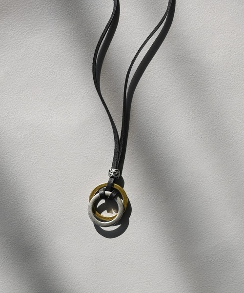 MUTURA（ムツラ）の「レザーネックレス（ネックレス・メンズ・ブラック系1/ブラック系2/ブラック系3/ブラウン系1/ブラウン系2/ブラウン系3/ブラック系4/ブラウン系4/ブラック系5/ブラウン系5・ONE SIZE）」の11枚目の写真