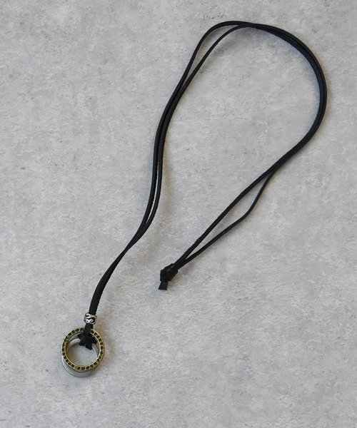 MUTURA（ムツラ）の「レザーネックレス（ネックレス・メンズ・ブラック系1/ブラック系2/ブラック系3/ブラウン系1/ブラウン系2/ブラウン系3/ブラック系4/ブラウン系4/ブラック系5/ブラウン系5・ONE SIZE）」の12枚目の写真