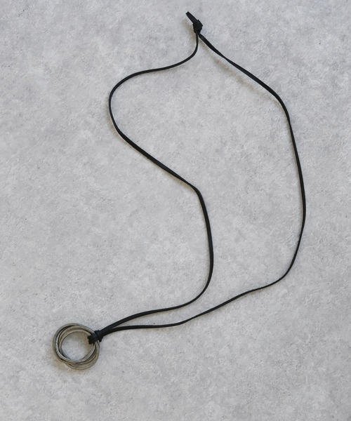 MUTURA（ムツラ）の「レザーネックレス（ネックレス・メンズ・ブラック系1/ブラック系2/ブラック系3/ブラウン系1/ブラウン系2/ブラウン系3/ブラック系4/ブラウン系4/ブラック系5/ブラウン系5・ONE SIZE）」の22枚目の写真