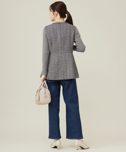 ANY SIS（エニィスィス）の「【洗える】セミワイド デニムパンツ（デニムパンツ・レディース・ダルブルー系/グレー系・1/2/3）」の15枚目の写真